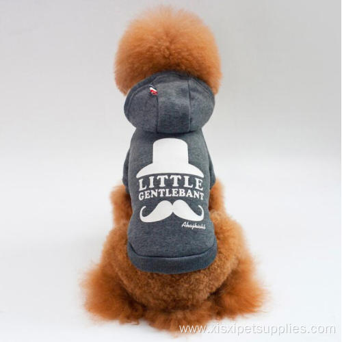 Quality printing cotton luxury custom dog clothes hoodie